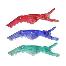 Crocodile Sectioning Clips Pastel 999 6pc