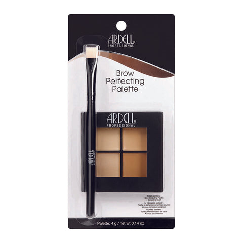 ardell brow perfecting palette with correcting brush