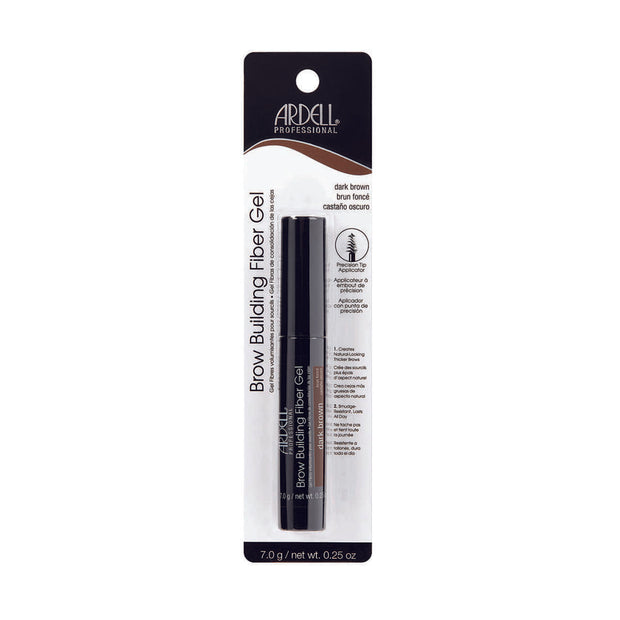 dark brown fiber brow gel 