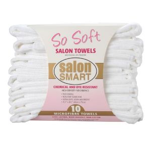 So Soft Microfibre Salon Towels White 10pk